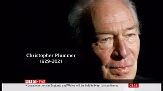 Christopher Plummer passes away (1929 - 2021) (Canada) - BBC News - 5th February 2021