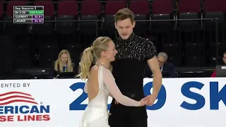 Camille Ruest and Andrew Wolfe - Skate America 2019. SP.