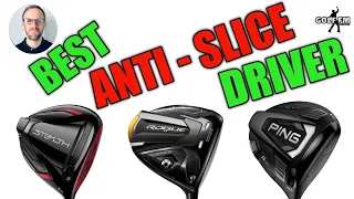 BEST ANTI-SLICE DRIVER, TAYLORMADE STEALTH HD, CALLAWAY ROGUE ST MAX D, PING G425 SFT DRIVERS