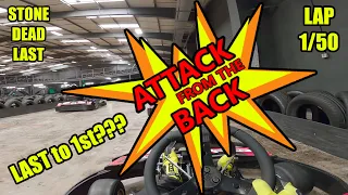 LAST TO FIRST?? Attack From The Back - Teamsport Leicester - 50 Lap Race - Go Kart Race