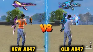 NEW AK47 - PARADOX ENFORCER VS BLUE FLAME DRACO AK DAMAGE ABILITY TEST | BEST AK SKIN IN FREE FIRE