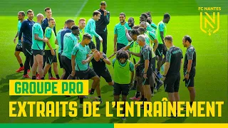 Entraînement : Première séance à la Beaujoire