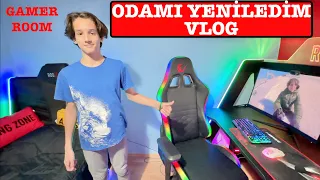 Odamı Yeniliyorum Vlog. Gamer Room.  HÜSO