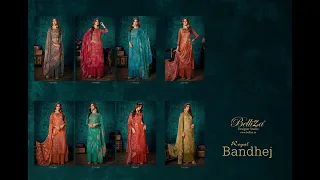 Belliza Designer Studio Royal Bandhej Pure Pashmina Salwar Kameez || Latest Design Of Bandhej Suit