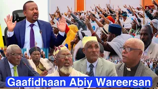 Gaafiin Ummanni Gaafatu Nagaha Dhabne Kan jedhuudha. Deebiin Dr Abiy Ahmed Maali?