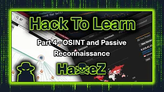 Hack To Learn: Part 4 - OSINT and Passive Reconnaissance