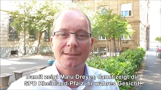 Unser Generalsekretär Gerd Schreiner zur Koalitionsaussage von Frau Dreyer