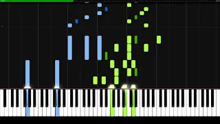 Croatian Rhapsody (Easy Version) - Maksim Mrvica | Piano Tutorial | Synthesia | How to play