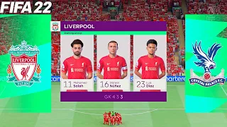 Liverpool vs Crystal Palace - Premier League 2022/23 - Full Match & Gameplay