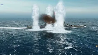 Atlantic Fleet Warship Battle:'#2 DKM Bismarck VS HMS Howe