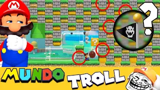 ESCONDE EL FINAL DE LAS FORMAS MÁS PILLAS POSIBLES 😧 - SUPER MUNDO TROLL - SMM2 - ZetaSSJ