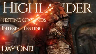 This Rework is MELTING My Brain... | Highlander Testing Grounds Day One [For Honor]