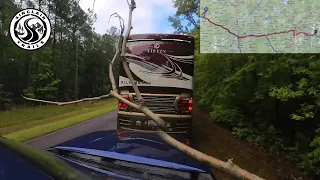 Red Bay, Alabama to Rutledge, Georgia motorhome travel timelapse