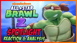 Nickelodeon All-Star Brawl 2: Raphael Spotlight Reaction + Analysis