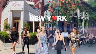 [4K]🇺🇸NYC Walk🗽Lively Summer Vibes in West Village🌷🍹Hot Friday in New York City | May 2024