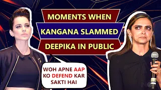 Times When Kangana Ranaut Got Angry On The Mention Of Deepika Padukone