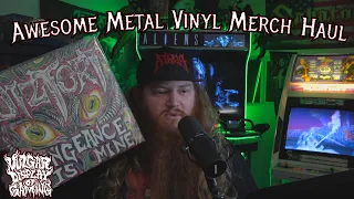 February Vinyl and Metal Merch Haul - And Awesome Metal Youtubers