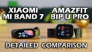 Xiaomi Mi Band 7 vs Amazfit Bip U Pro - WHICH ONE?