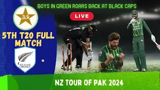 PAK vs NZ 5th T20 | Cricket 24 Gameplay | Tech Top Gamers | Online Challenge