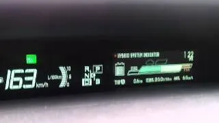 Toyota Prius Plugin raped: 0-195 km/h acceleration