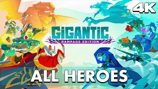 GIGANTIC RAMPAGE EDITION Gameplay All Heroes [4K 60FPS PC] - No Commentary