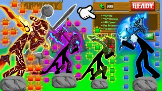 MODE UPDATE 999999 POINT MAX LEVELS FINAL BOSS SO INSANE - HACK STICK WAR LEGACY