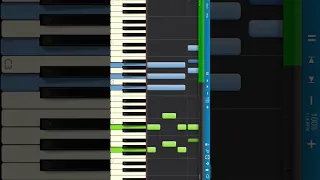 MBAND - Посмотри На Меня - Как играть на пианино #shorts #pianotutorial #synthesia