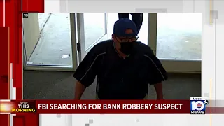 FBI searches for bank robbery suspect in Miami