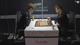 ♚ GM Magnus Carlsen vs GM Levon Aronian ✰ Norway Chess 2014