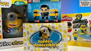 Minions The Rise of Gru Toy Collection Unboxing Review | Minions Play-Doh Disco Dance Off