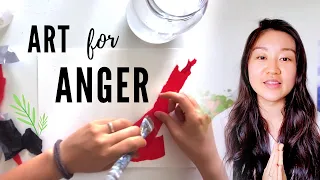 Art Therapy Activity For Anger - express and explore anger through art