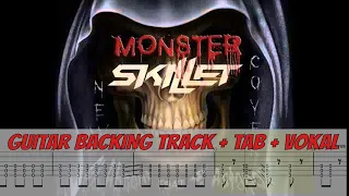 Skillet - Monster - [GUITAR BACKING TRACK + TAB]