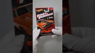 BEST CLASSIC! - 70 Dodge Hemi Challenger - Hot Wheels Fast & Furious - #diecast #unboxing #asmr