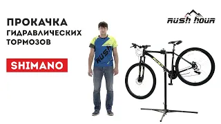 Прокачка гидравлических тормозов SHIMANO на велосипеде RUSH HOUR