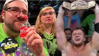 FRONT ROW At AEW FULL GEAR MJF USED MY SODA TO WIN! I HELPED HAYTER TOO! Secret Admirer REVEALED!
