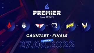 BLAST Fall Groups 2022, Gauntlet: Finals w. Astralis vs OG, Heroic vs Liquid, NAVI vs Vitality