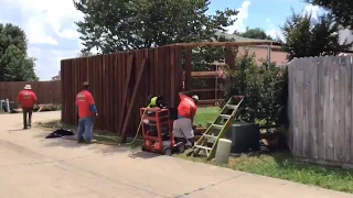 8ft Tall Fence - Board on Board PreStained Cedar