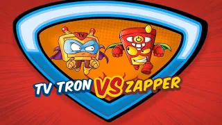 ⚡ SuperZings Cartoons ⚡ Επεισόδιο 7 | TV Tron VS Zapper | Κινούμενα σχέδια για παιδιά