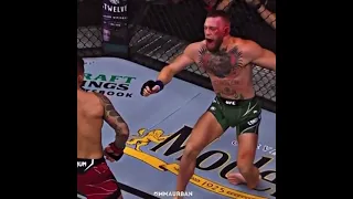 🔥McGregor vs Dustin poirier🔥 The Exact Moment Conor McGregor's Leg Broke
