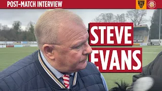 Steve Evans' reaction | Maidstone United 1-0 Stevenage