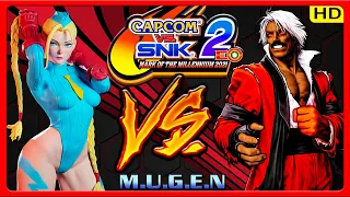 Capcom vs. SNK 2 EO: Mark of The Millennium 2021 - Cammy vs. God Rugal (M.U.G.E.N)