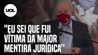 Lula: "Fui vítima da maior mentira jurídica contada em 500 anos de história"