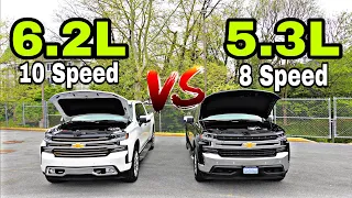 2022 Chevy Silverado 6.2L VS 5.3L || How Much Faster Is The 6.2L And Can It Get Better MPG???