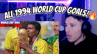 RETRO REACTS to ALL WORLD CUP GOALS 1994