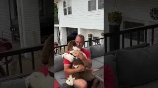 They got their dad a puppy for Father’s Day after his dog passed away ❤️
