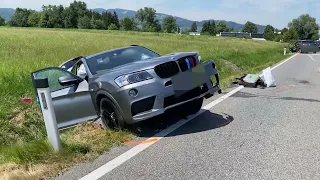 Unfall in Lustenau fordert drei Schwerverletzte