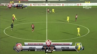 Mikhail Kostyukov's goal. Amkar vs FC Rostov | RPL 2016/17