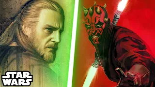 Why Qui-Gon Jinn vs Darth Maul Is WAY Closer Than You Realize