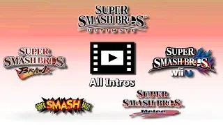 Evolution of Super Smash Bros Intro (1999-2018) | (60FPS)