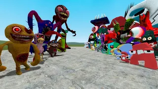 NIGHTMARE GARTEN OF BANBAN 2 VS ALL ALPHABET LORE A-Z AND OTHERS in Garry's Mod!